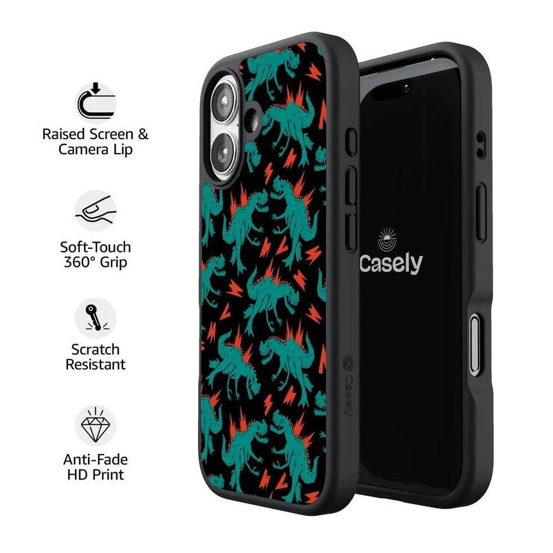 You're Dino-mite | Green Dinosaur Case iPhone Case get.casely 