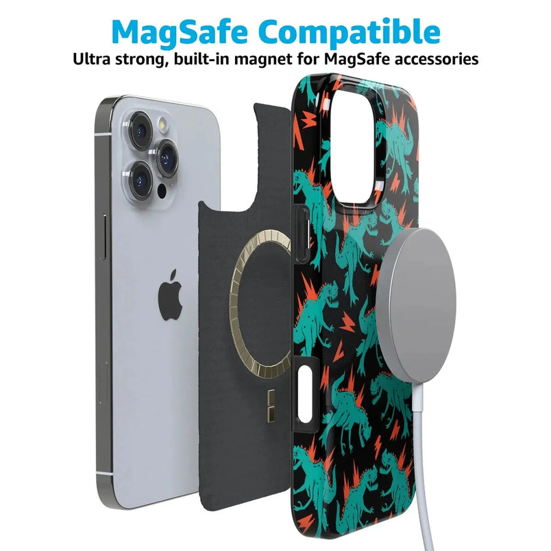 You're Dino-mite | Green Dinosaur Case iPhone Case get.casely 