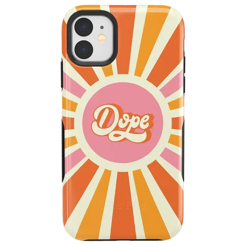 You're Dope | Retro Colorblock Case iPhone Case get.casely Bold iPhone 11 