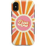 You're Dope | Retro Colorblock Case iPhone Case get.casely Bold iPhone XS Max 