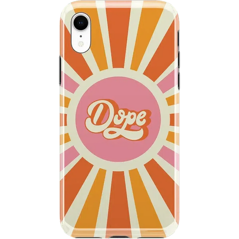 You're Dope | Retro Colorblock Case iPhone Case get.casely Classic iPhone XR 