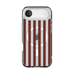 Sunday in Brooklyn | Burgundy Stripes Case - iPhone 17 Air