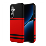 Storm Warning | Black & Red Stripes Case
