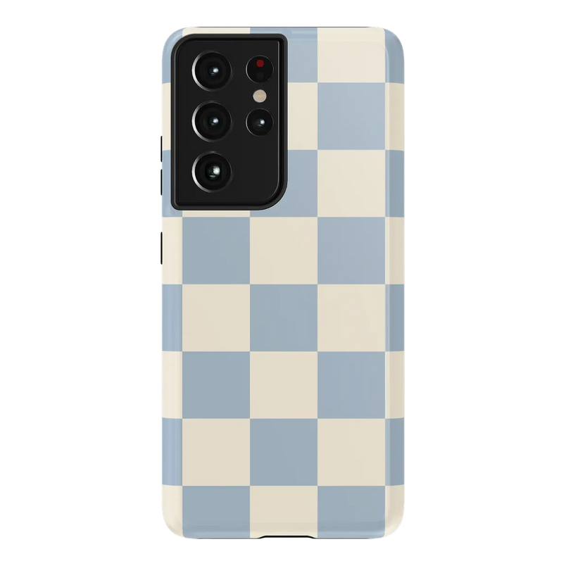Fit Check | Light Blue Checkerboard Case - Galaxy S21 Ultra