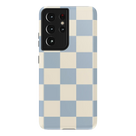 Fit Check | Light Blue Checkerboard Case - Galaxy S21 Ultra