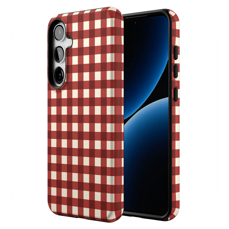 Checked Twice | Red Plaid Case