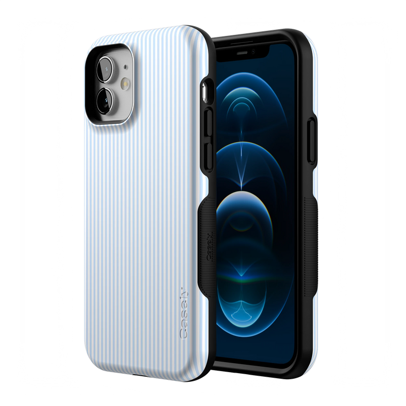Stripes and the City | Light Blue Pinstripe Case