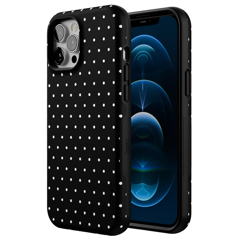 On the Dot | Black Polka Dot Case