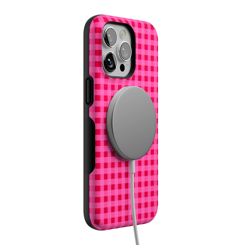 Sweet Jam | Hot Pink Gingham Case
