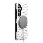 On the Dot | White Polka Dot Case
