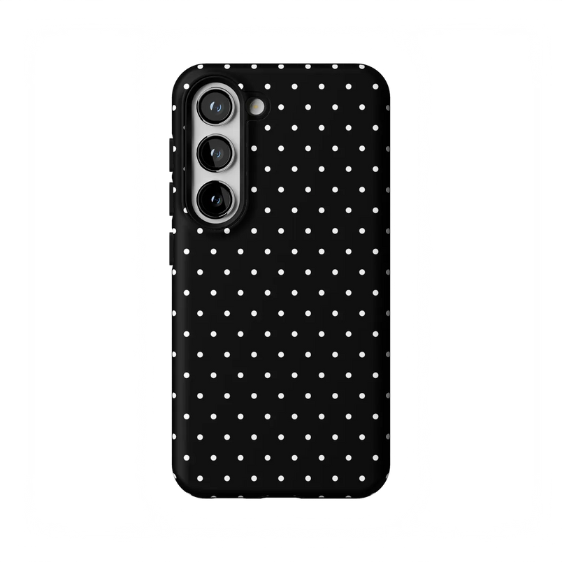 On the Dot | Black Polka Dot Case