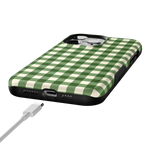 Checked Twice | Green Plaid Case