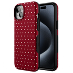 On the Dot | Maroon Polka Dot Case
