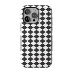 Salem's Hex | Black & White Checkered Case