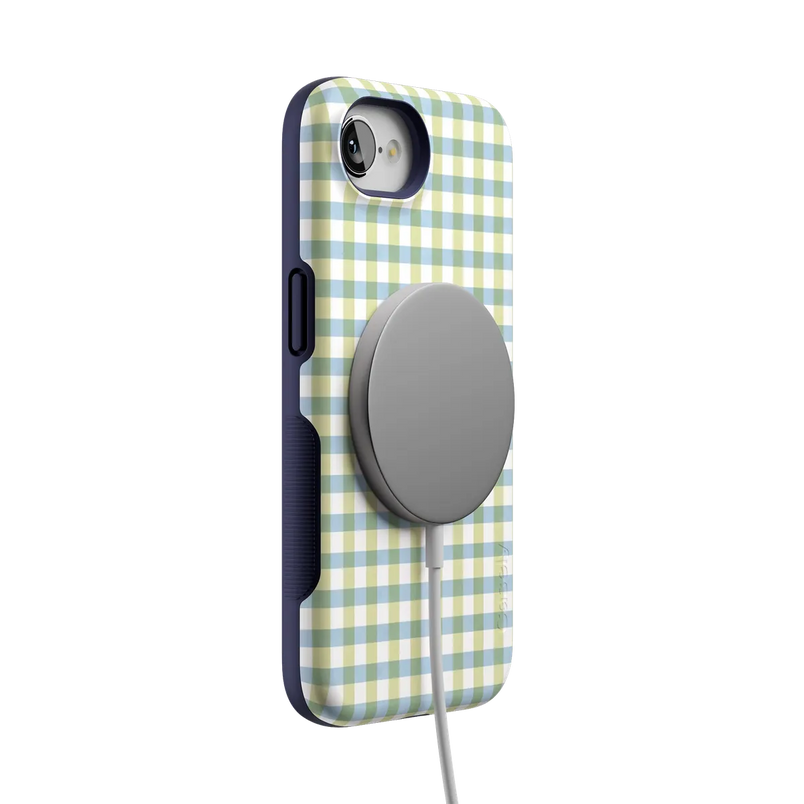 Pastel Picnic | Blue & Green Gingham Case