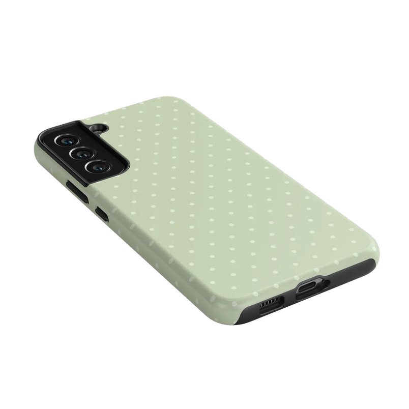 On the Dot | Green Polka Dot Case