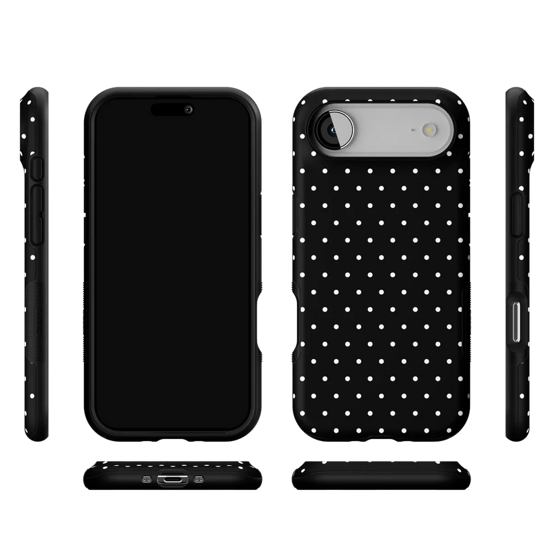 On the Dot | Black Polka Dot Case
