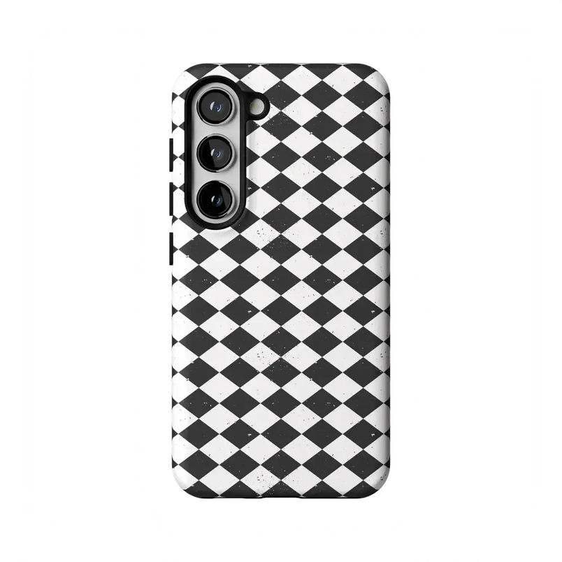Salem's Hex | Black & White Checkered Case