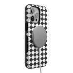 Salem's Hex | Black & White Checkered Case