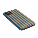 Go New York | Blue & Orange Stripes Case