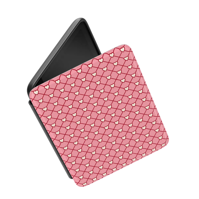 Love Locks | Pink Hearts Kindle Case
