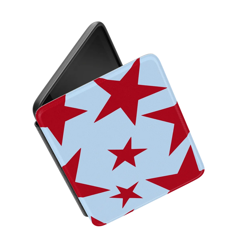 Stars Align | Blue & Red Stars Kindle Case