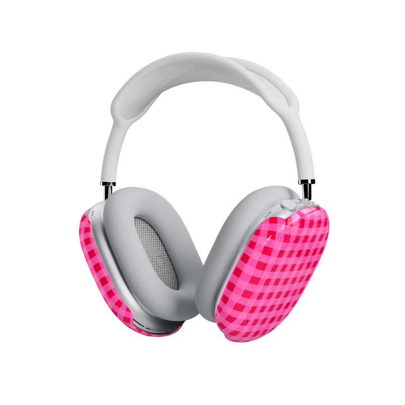 Sweet Jam | Hot Pink Gingham AirPods Max Case