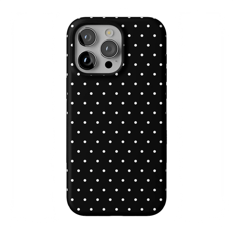 On the Dot | Black Polka Dot Case