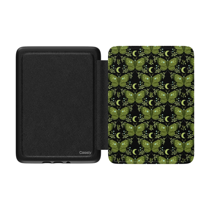 Mystic Moths | Green Twilight Kindle Case