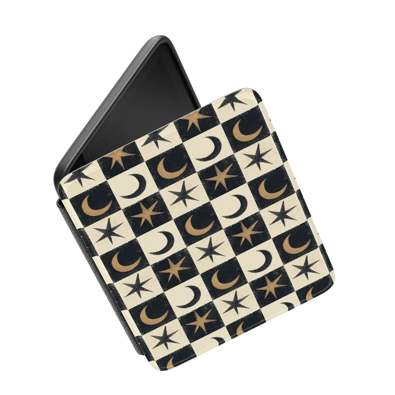 Mystic Moonstar | Black Celestial Kindle Case