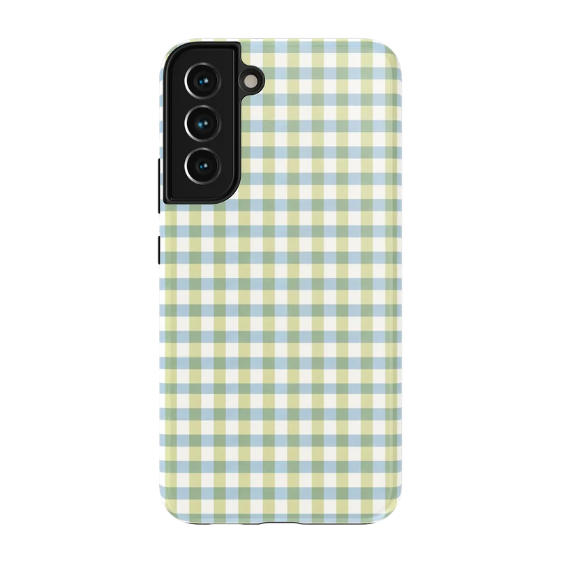 Pastel Picnic | Blue & Green Gingham Case