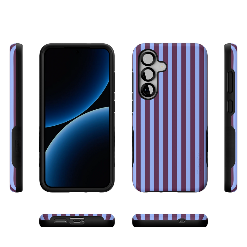 Perfect Stripes | Purple & Blue Stripes Case
