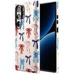 American Girlie | Red White & Blue Bows Case
