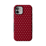 On the Dot | Maroon Polka Dot Case