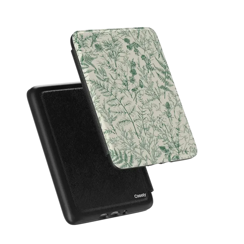 Sage Garden | Green Floral Kindle Case