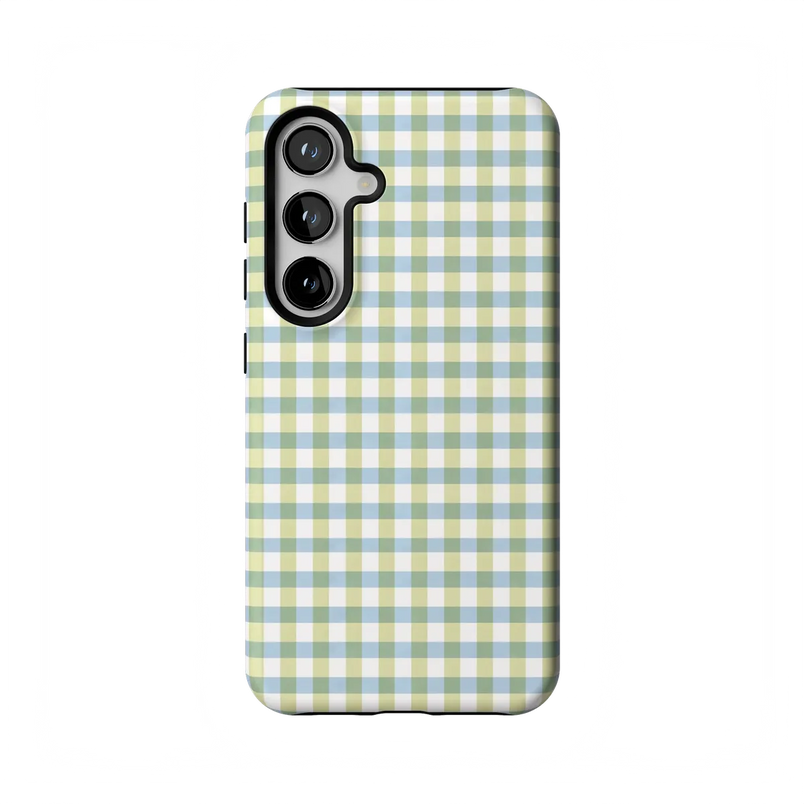 Pastel Picnic | Blue & Green Gingham Case