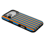 Go New York | Blue & Orange Stripes Case