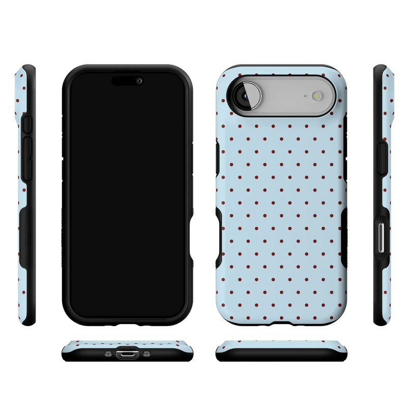 On the Dot | Blue Polka Dot Case