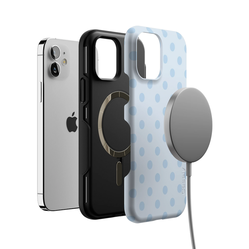 Spotted in SoHo | Light Blue Polka Dot Case