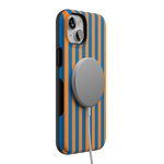 Go New York | Blue & Orange Stripes Case