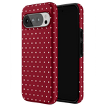 On the Dot | Maroon Polka Dot Case