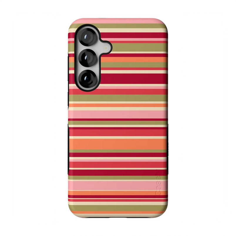 Citrus Stripes | Poolside Print Case - Galaxy S25 Plus