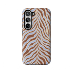 Untamed | Brown & Blue Zebra Case - Galaxy S23