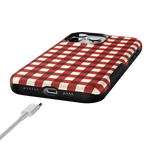 Checked Twice | Red Plaid Case
