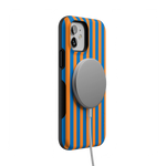 Go New York | Blue & Orange Stripes Case