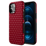 On the Dot | Maroon Polka Dot Case