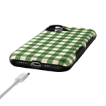 Checked Twice | Green Plaid Case