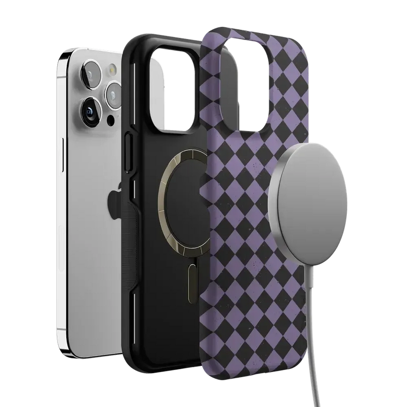 Midnight Hex | Purple Checkered Case