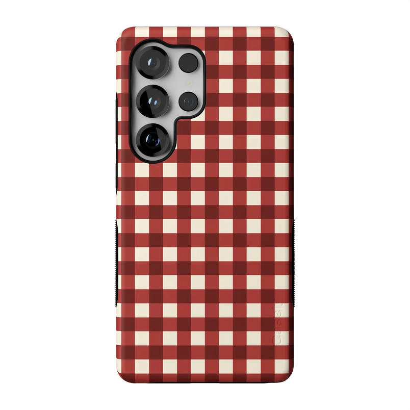 Checked Twice | Red Plaid Case
