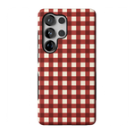 Checked Twice | Red Plaid Case